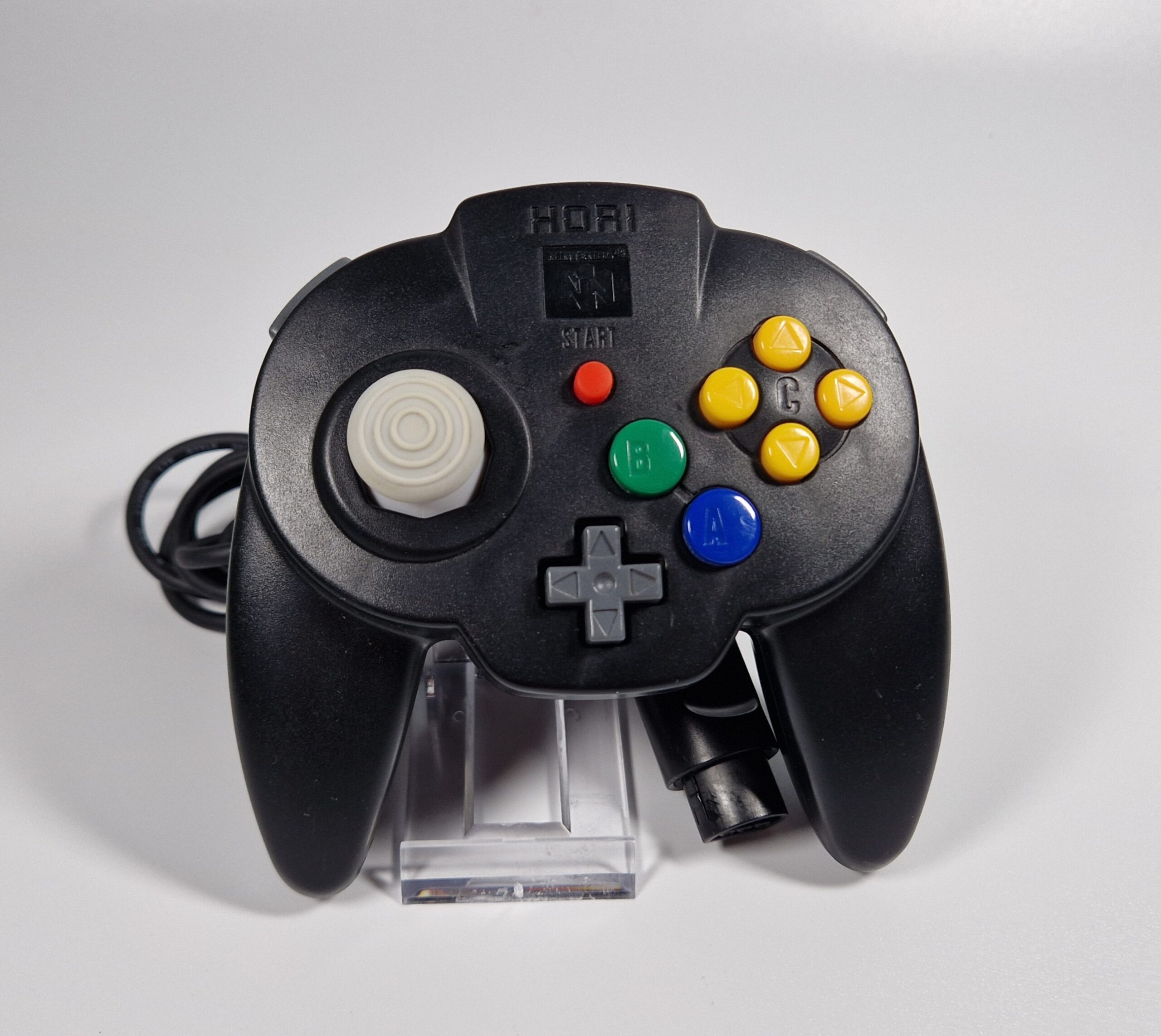 N64 N64 Hori Pad Mini 64 Controller Original Hori Pad Schwarz Gamingoo Spielekonsolen