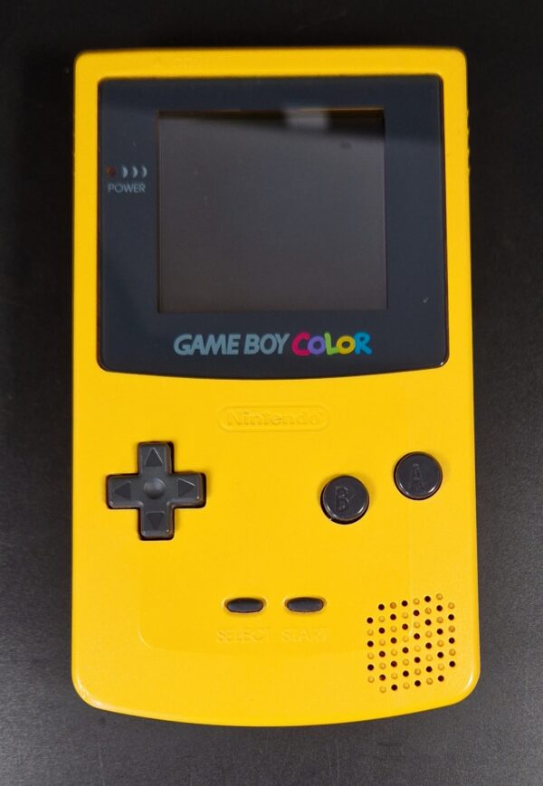 Gameboy Color Original Nintendo Gameboy Color Konsole Gelb GBC Neue Displayscheibe