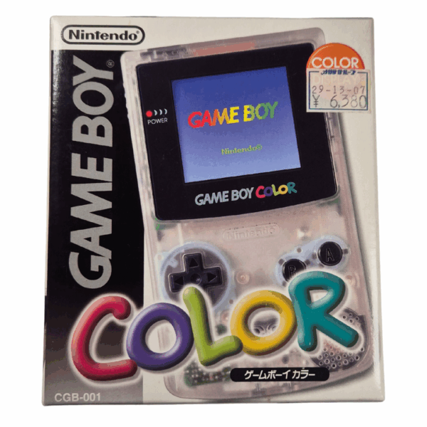 Gameboy Color - Original Nintendo Gameboy Color Konsole | OVP | Clear Ice - Skeleton | Special Edition | Japan Exklusive