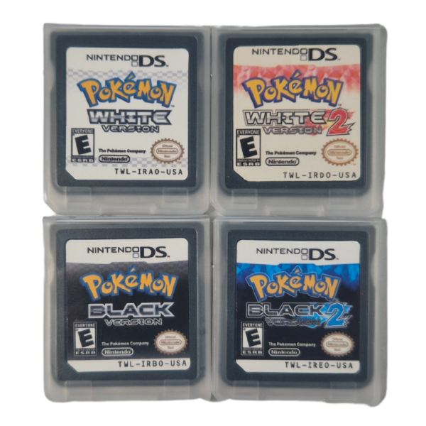 Gameboy DS – Pokemon Schwarz / Schwarz 2 / Weiß / Weiß 2 Edition | Nintendo Gameboy DS Spiele | Pokemon Spiele | Englisch