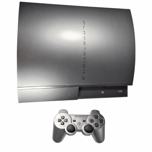 PS3 - Original Sony Playstation 3 Konsole | Silber | Silk Silver | FAT | 80GB | CECHL00