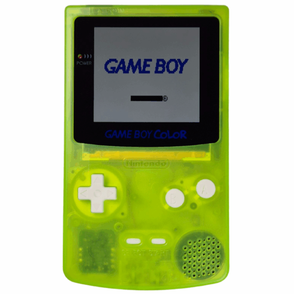 Gameboy Color - Gameboy Color - Nintendo Gameboy Color | Yoshi's Skin | IPS Q5 XL LCD Display | 25% größerer Display | Backlight | Touchsensoren | OSD Menü