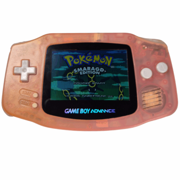 Gameboy Advance - Original Nintendo Gameboy Advance | V5 HD 9-in-1-Pixel LCD Display | 720x480 HD | viel heller als Advance SP | Helligkeit per Touchscreen einstellbar