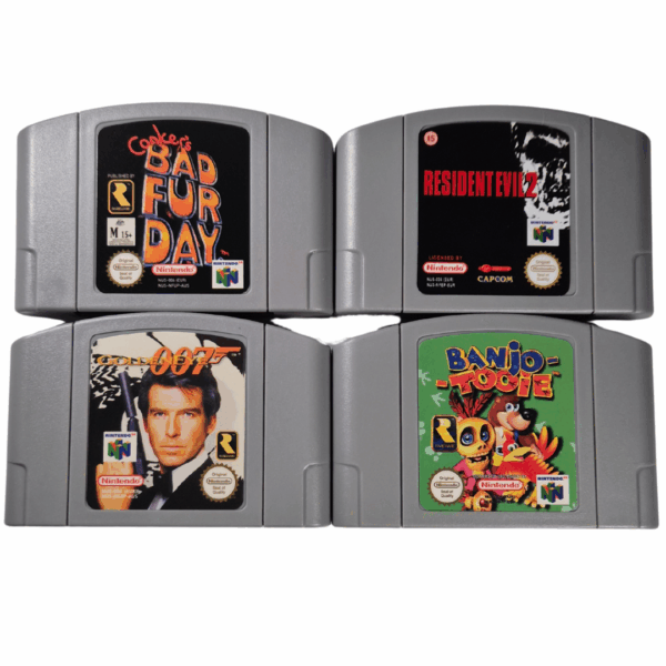 N64 - Conker's Bad Fur Day | Resident Evil 2 | James Bond 007 : Golden Eye | Banjo Tooie | Nintendo 64 Spiele | PAL | Deutsch