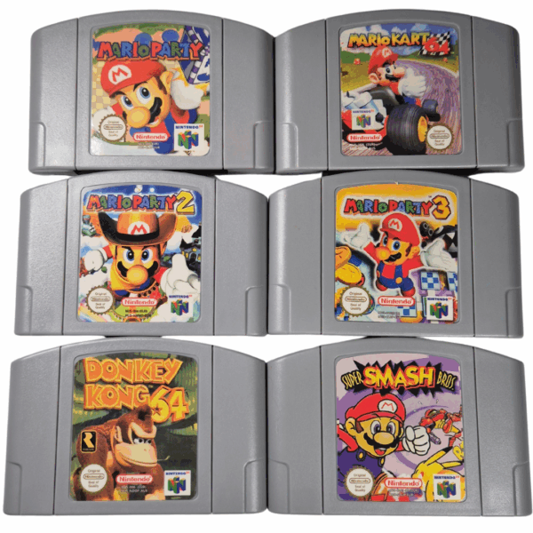 N64 - Mario Kart 64 | Super Smash Bros. | Mario Party 1 | Mario Party 2 | Mario Party 3 | Nintendo 64 Spiele | Deutsch | PAL