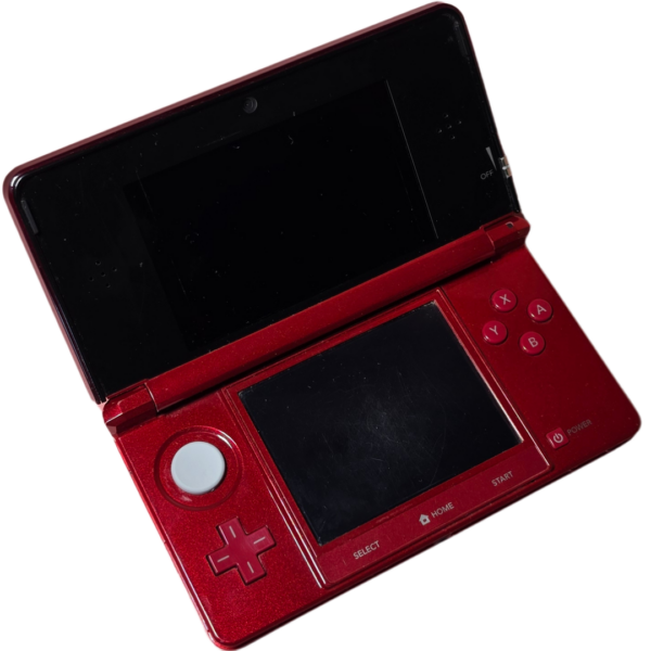 3DS – Original Nintendo Gameboy 3DS | Rot Metallic | Luma3DS | Homebrew | Region Free